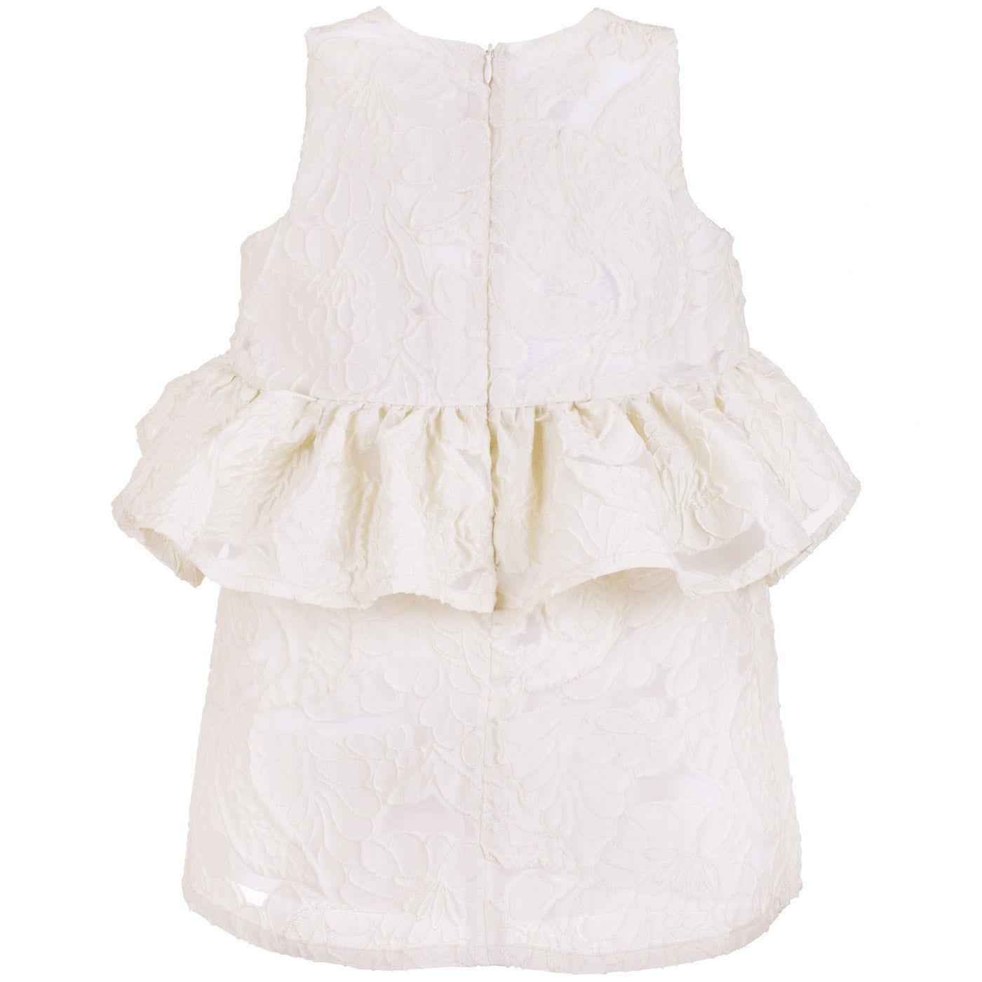 Pinwheel Peplum Shift Dress