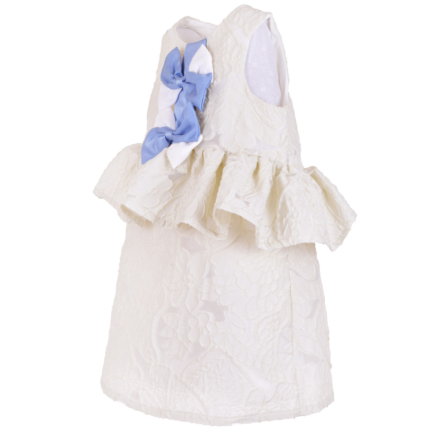 Pinwheel Peplum Shift Dress