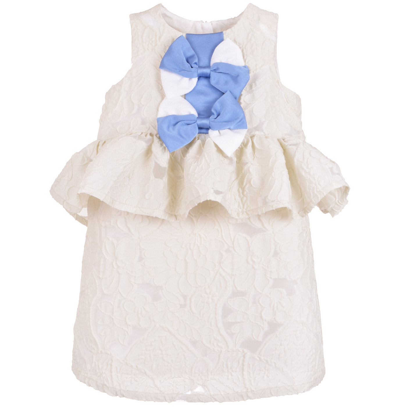 Pinwheel Peplum Shift Dress