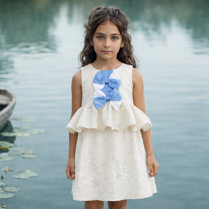 Pinwheel Peplum Shift Dress