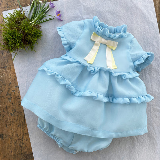 Layered Ruffle Bodice Dress & Bloomers