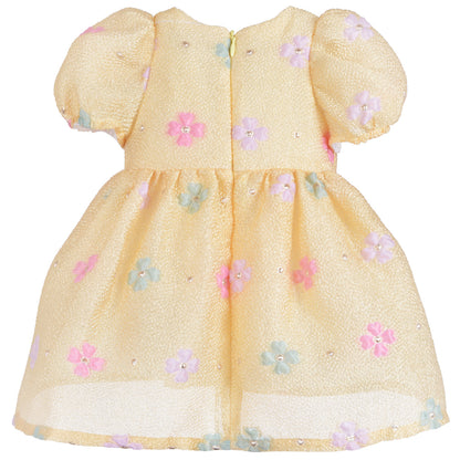 Puff Sleeve Bodice Dress & Bloomers