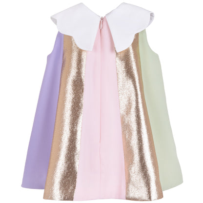 Rainbow Trapeze Dress & Bloomers