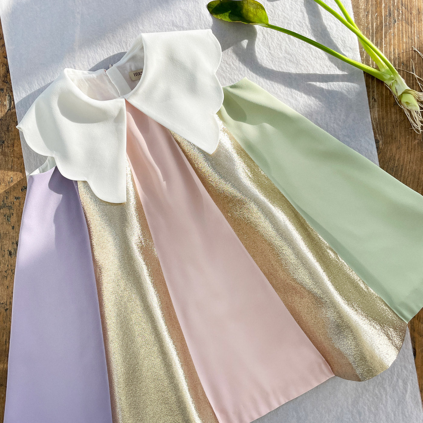 Rainbow Trapeze Dress & Bloomers