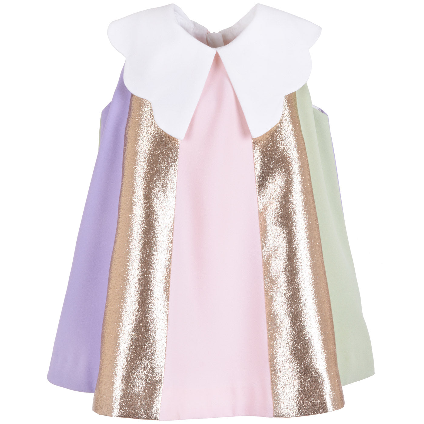 Rainbow Trapeze Dress & Bloomers