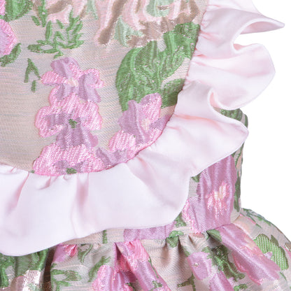 Scalloped Ruffle Bodice Dress & Bloomers