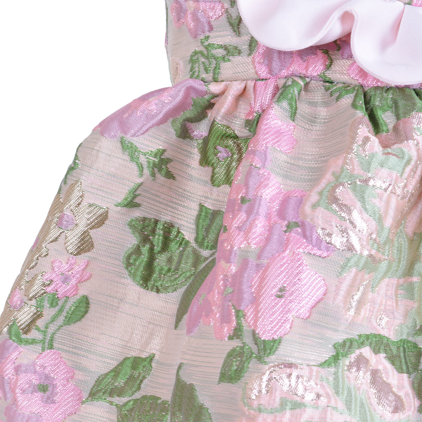 Scalloped Ruffle Bodice Dress & Bloomers