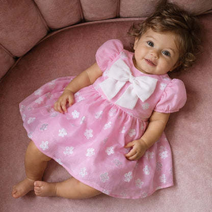 Puff Sleeve Bodice Dress & Bloomers