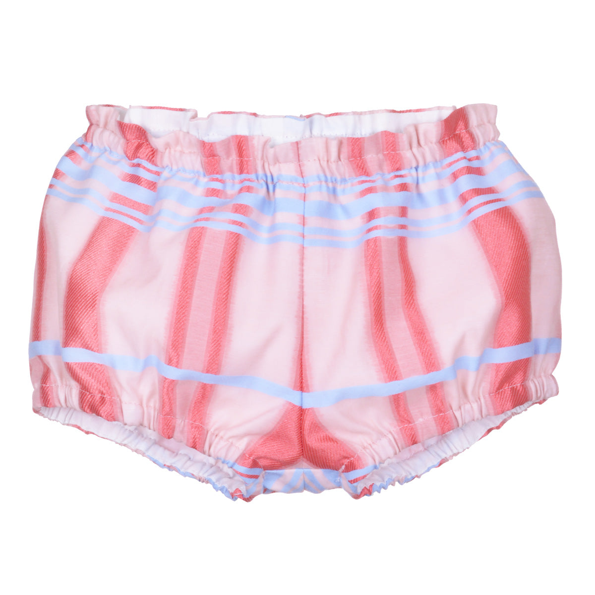 Baby's Bodice Dress & Bloomers in Raspberry and Powder Blue