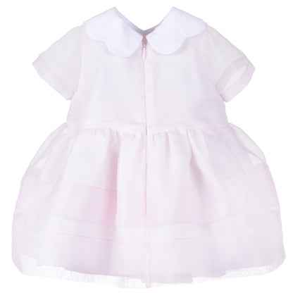 Baby's Embroidered Collar Bodice Dress & Bloomers