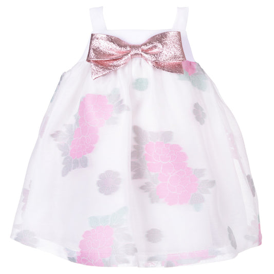 Baby's Sundress & Bloomers in Sugared Almond and White