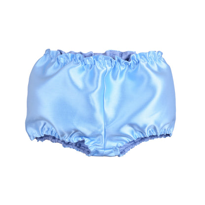 Baby's Origami Bow Shift Dress & Bloomers in Alice Blue