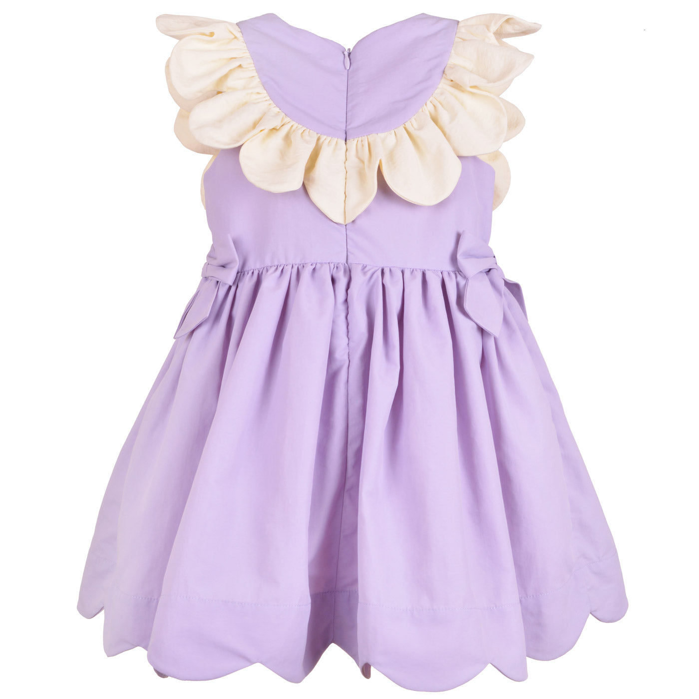 Scalloped Ruffle Bodice Dress