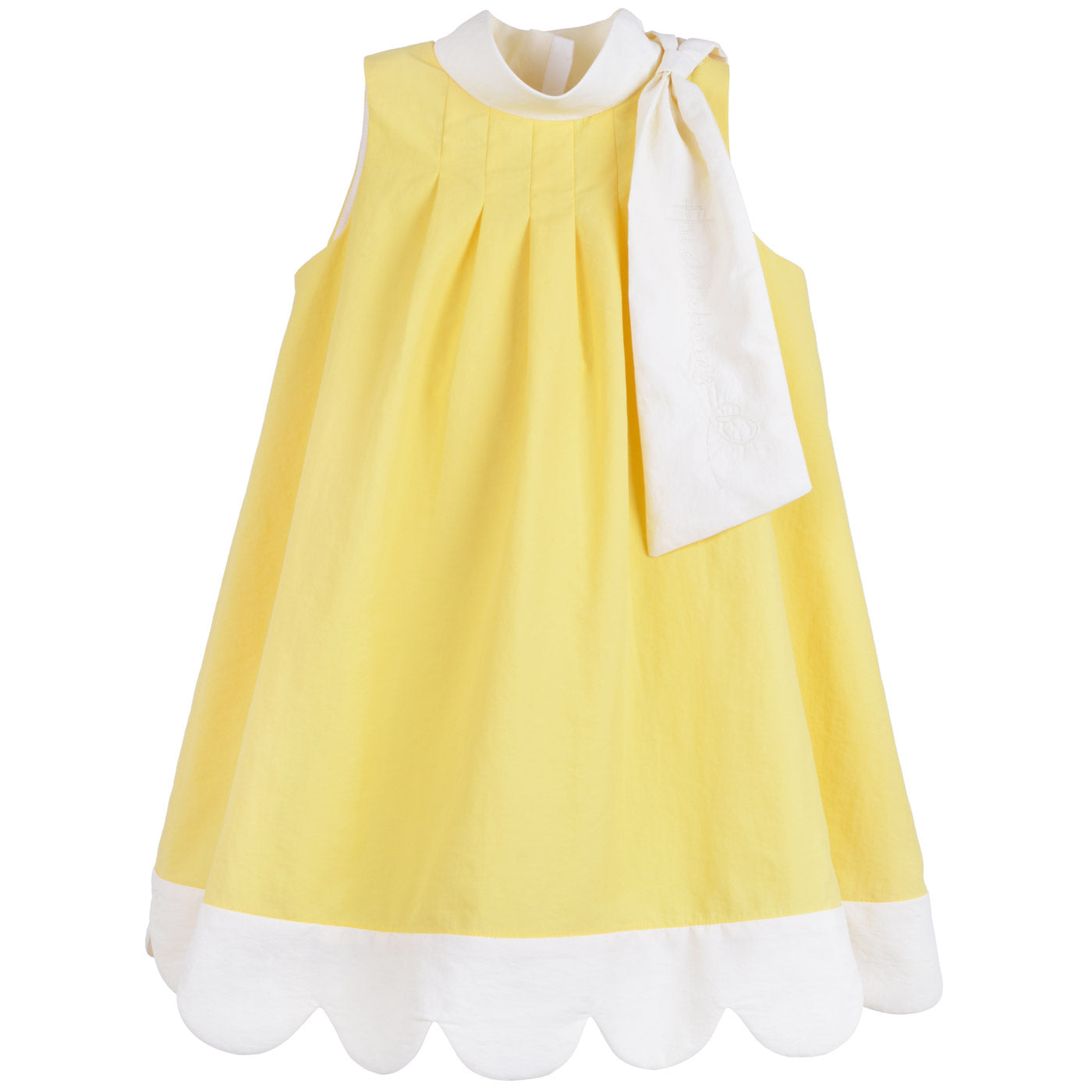 Scalloped Sunburst Trapeze Dress