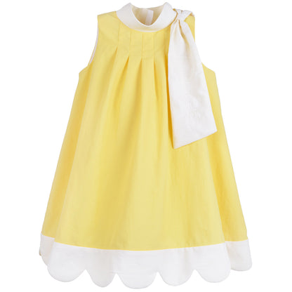 Scalloped Sunburst Trapeze Dress