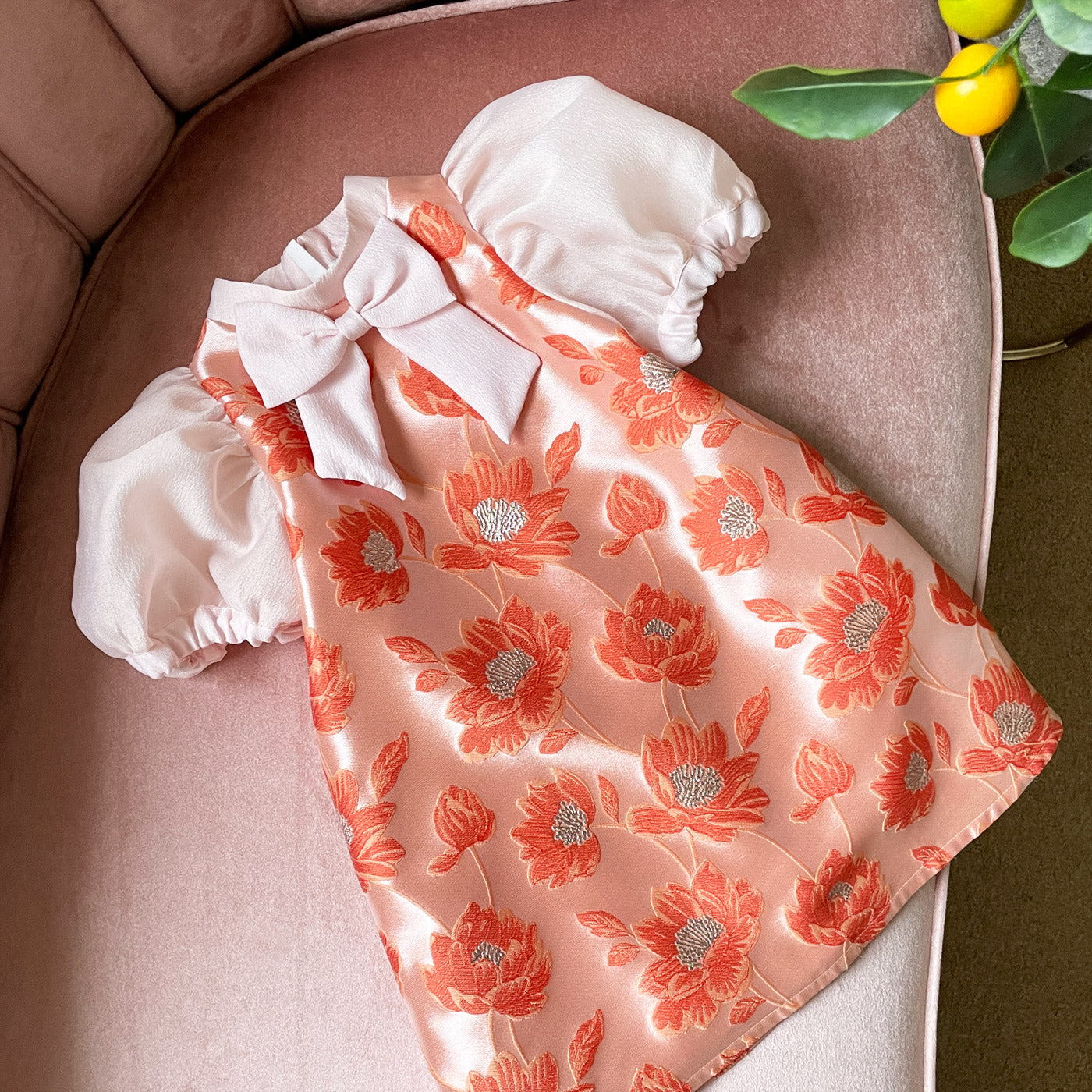 Puff Sleeve Shift Dress