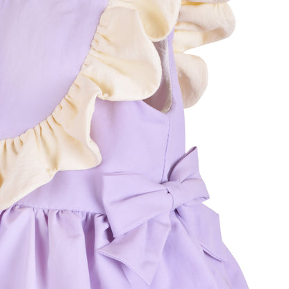Scalloped Ruffle Bodice Dress & Bloomers
