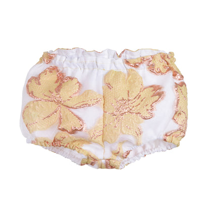 Scalloped Bib Dress & Bloomers