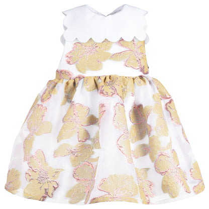 Scalloped Bib Dress & Bloomers