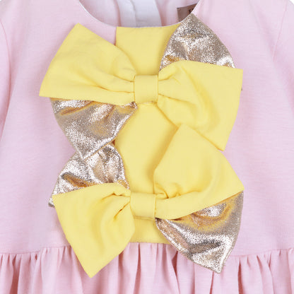 Pinwheel Jersey Dress & Bloomers