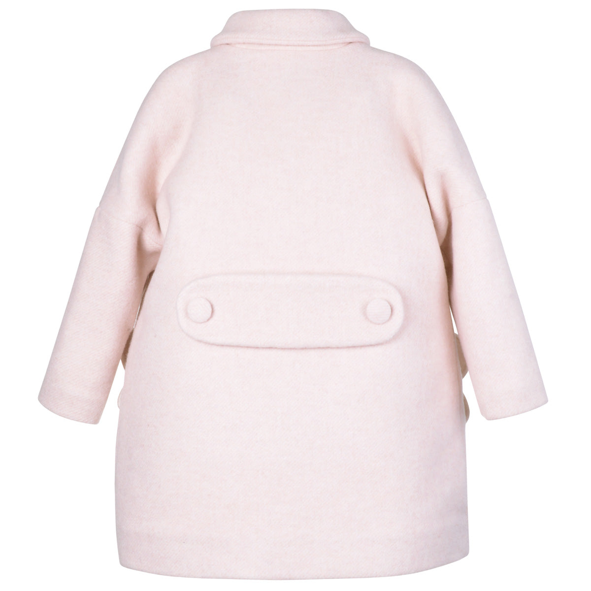 Girl's Petal Pocket Cocoon Coat