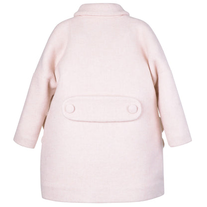 Girl's Petal Pocket Cocoon Coat