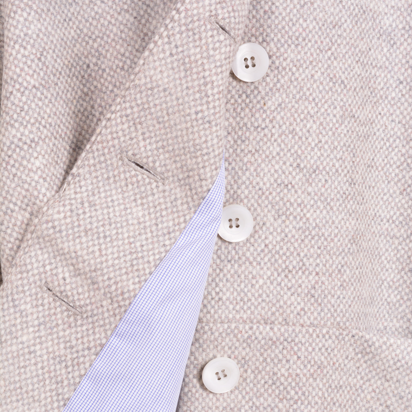 Girl's Scalloped Collar Coat in Heather Grey
