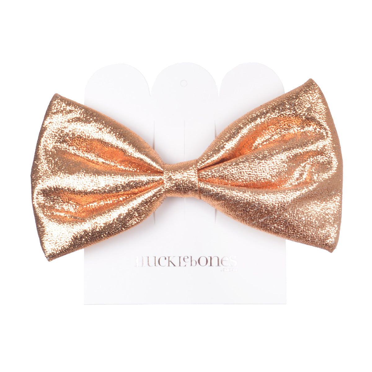Girl's Bow Hairclip in Amber
