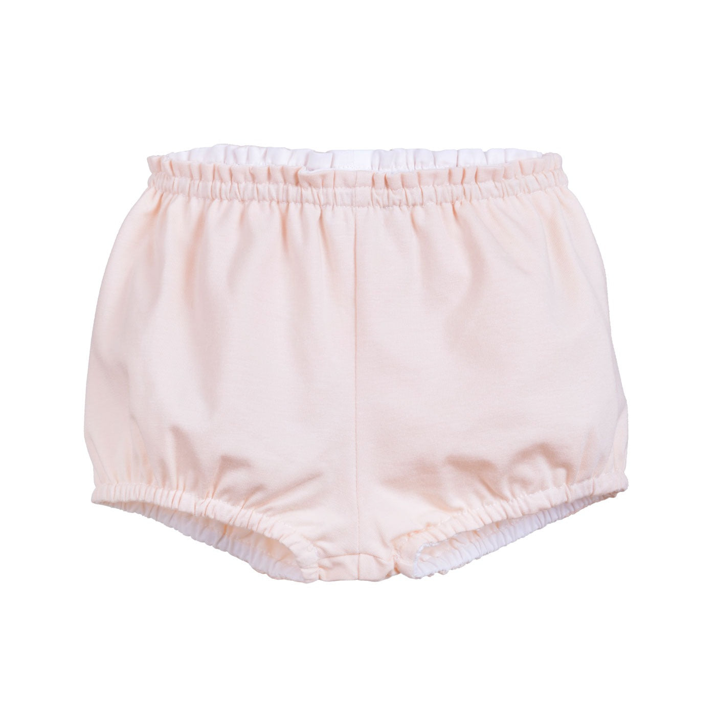 Baby's Gilded Bow Dress & Bloomers in Blush and White Gold