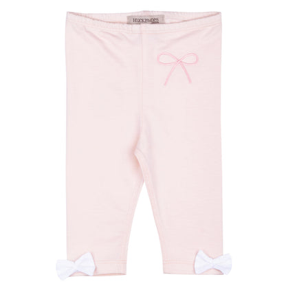 Baby's Leggings with Contrast Bows