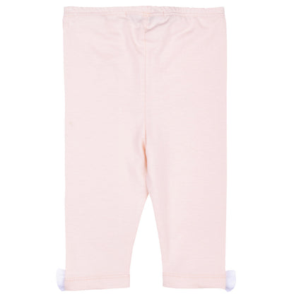 Baby's Leggings with Contrast Bows