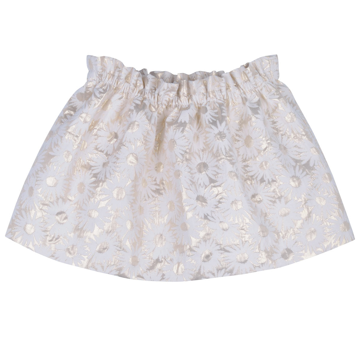 Baby's Metallic Daisy Gathered Skirt