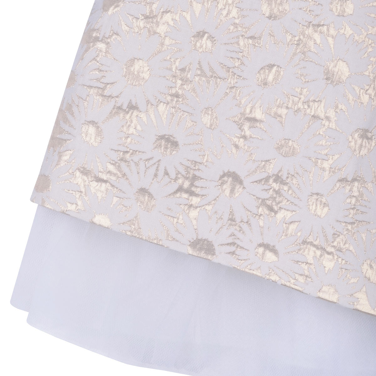 Baby's Metallic Daisy Gathered Skirt