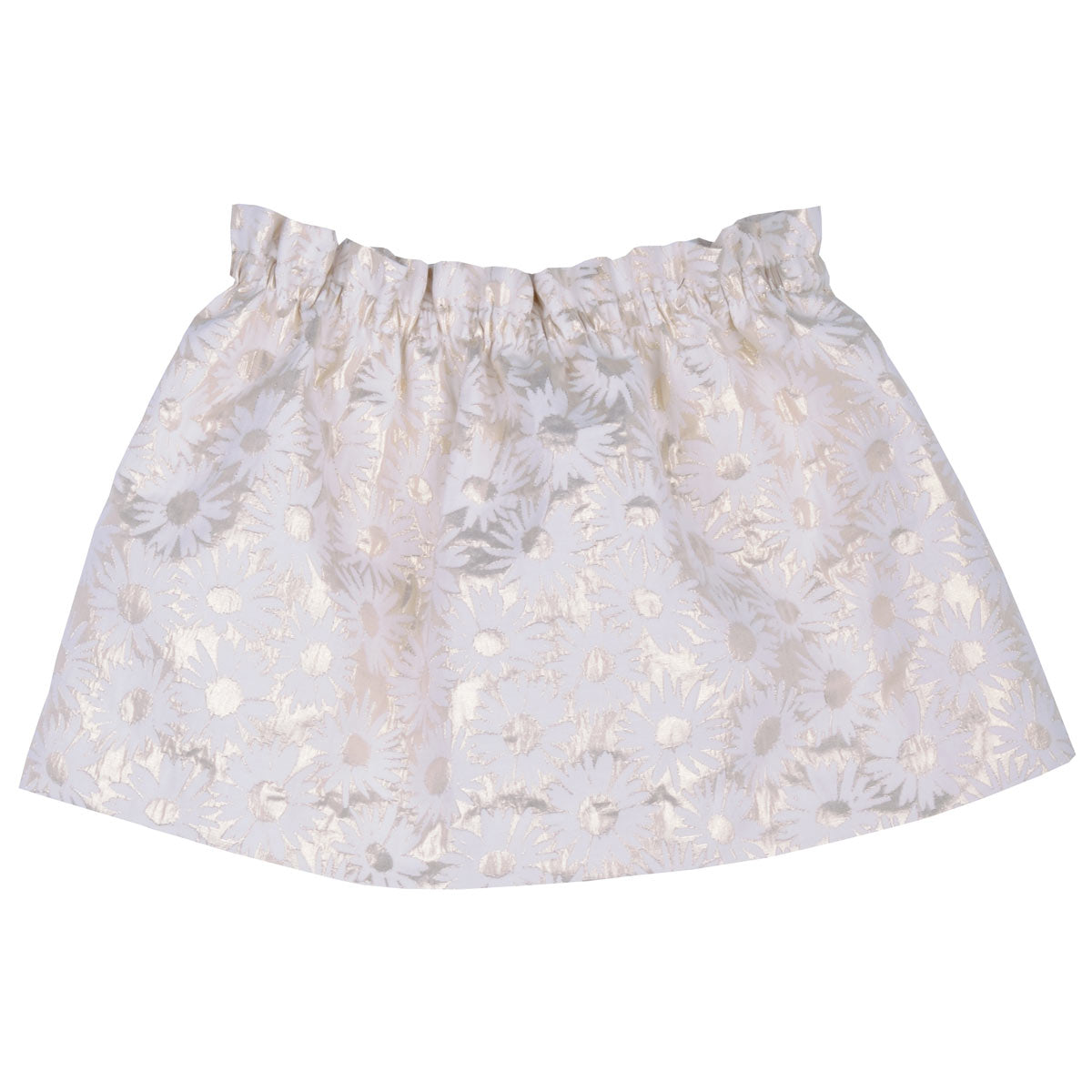Baby's Metallic Daisy Gathered Skirt
