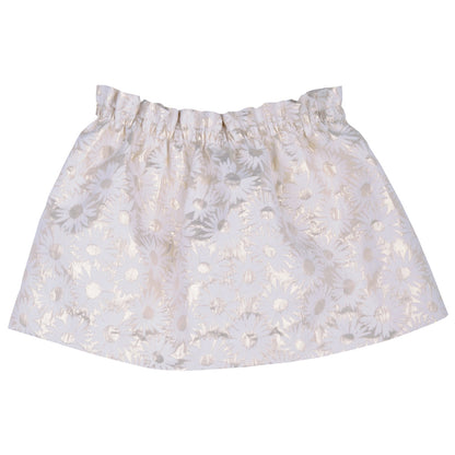 Baby's Metallic Daisy Gathered Skirt