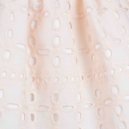 Baby's Puff Sleeve Bodice Dress & Bloomers in Vanilla