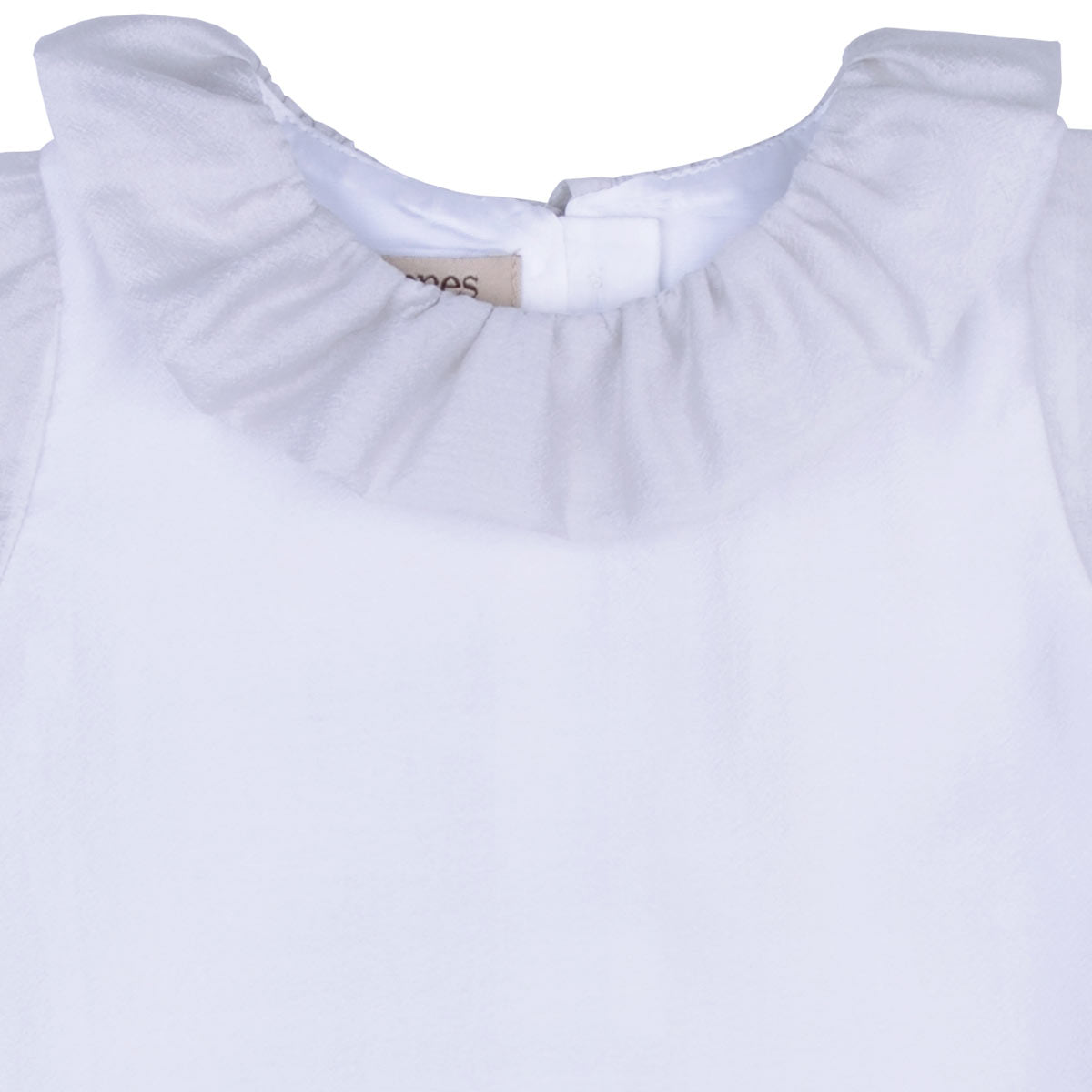 Baby's Ruffle Neck Short Sleeve Blouse