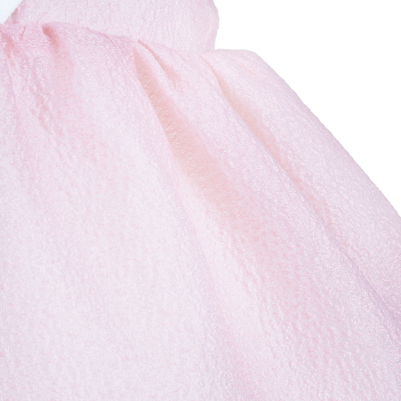 Baby's Scalloped Puff Sleeve Bodice Dress & Bloomers