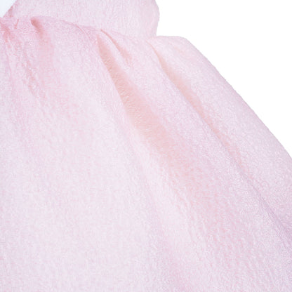 Baby's Scalloped Puff Sleeve Bodice Dress & Bloomers