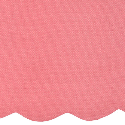 Baby's Scalloped Shift Dress in Raspberry
