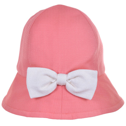 Girl's Sun Hat in Raspberry