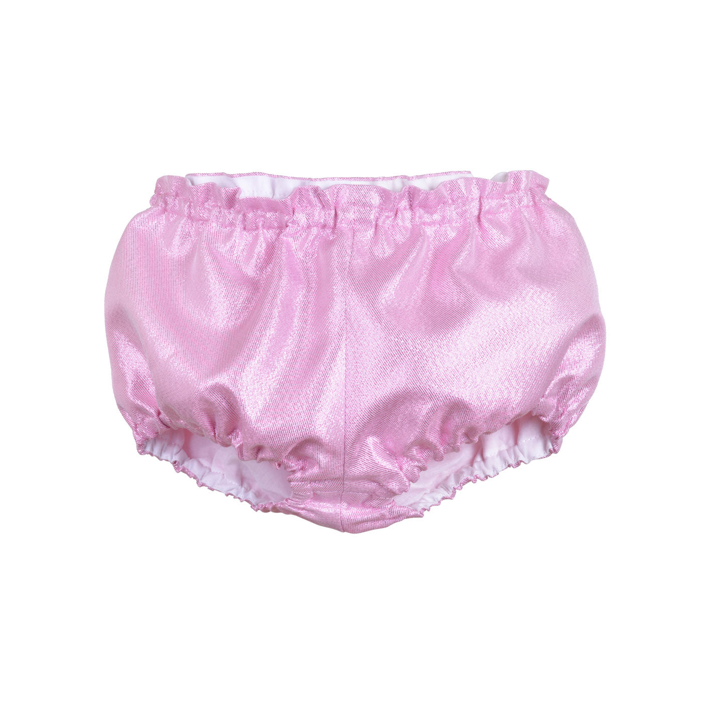 Baby's Tiered Pleated Trapeze Dress & Bloomers in Sugarplum