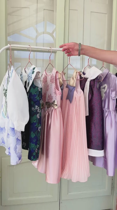 Pleated Trapeze Dress