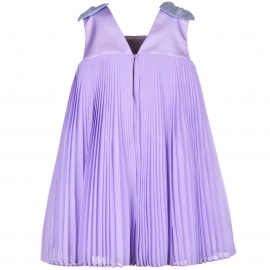 [brand] Pleated Trapeze Dress
