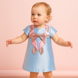 [brand] Origami Bow Shift Dress & Bloomers